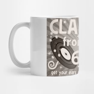 classic rock 60s vintage poster vinyl Mug